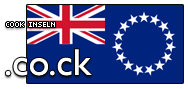 Domain Dienste -> co.ck fr 199,00 € - Laufzeit und Abrechnung  1 Jahr. ( Cook Inseln )