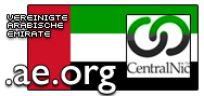 Domain Dienste -> ae.org für 35,00 € - Laufzeit und Abrechnung  1 Jahr. ( Arabische Emirate )