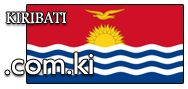 Domain Dienste -> com.ki für 185,00 € - Laufzeit und Abrechnung  1 Jahr. ( Kiribati - Gilbertinseln )