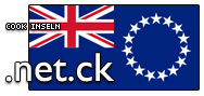 Domain Dienste -> net.ck für 170,00 € - Laufzeit und Abrechnung  1 Jahr. ( Cook Inseln )