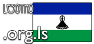 Domain Dienste -> org.ls fr 124,50 € - Laufzeit und Abrechnung  1 Jahr. ( Lesotho )
