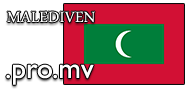 Domain Dienste -> pro.mv fr 224,50 € - Laufzeit und Abrechnung  1 Jahr. ( Malediven )