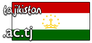 Domain Dienste -> ac.tj für 69,50 € - Laufzeit und Abrechnung  1 Jahr. ( Tajikistan )