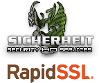 Sicherheit -> Rapid SSL Zertifikat für 32,50 € - Laufzeit und Abrechnung  1 Jahr. (  )